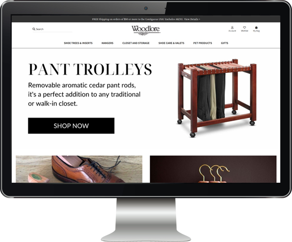 Woodlore Website Design